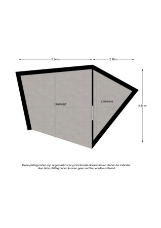 Floorplan - Kievit 33, 7423 DA Deventer